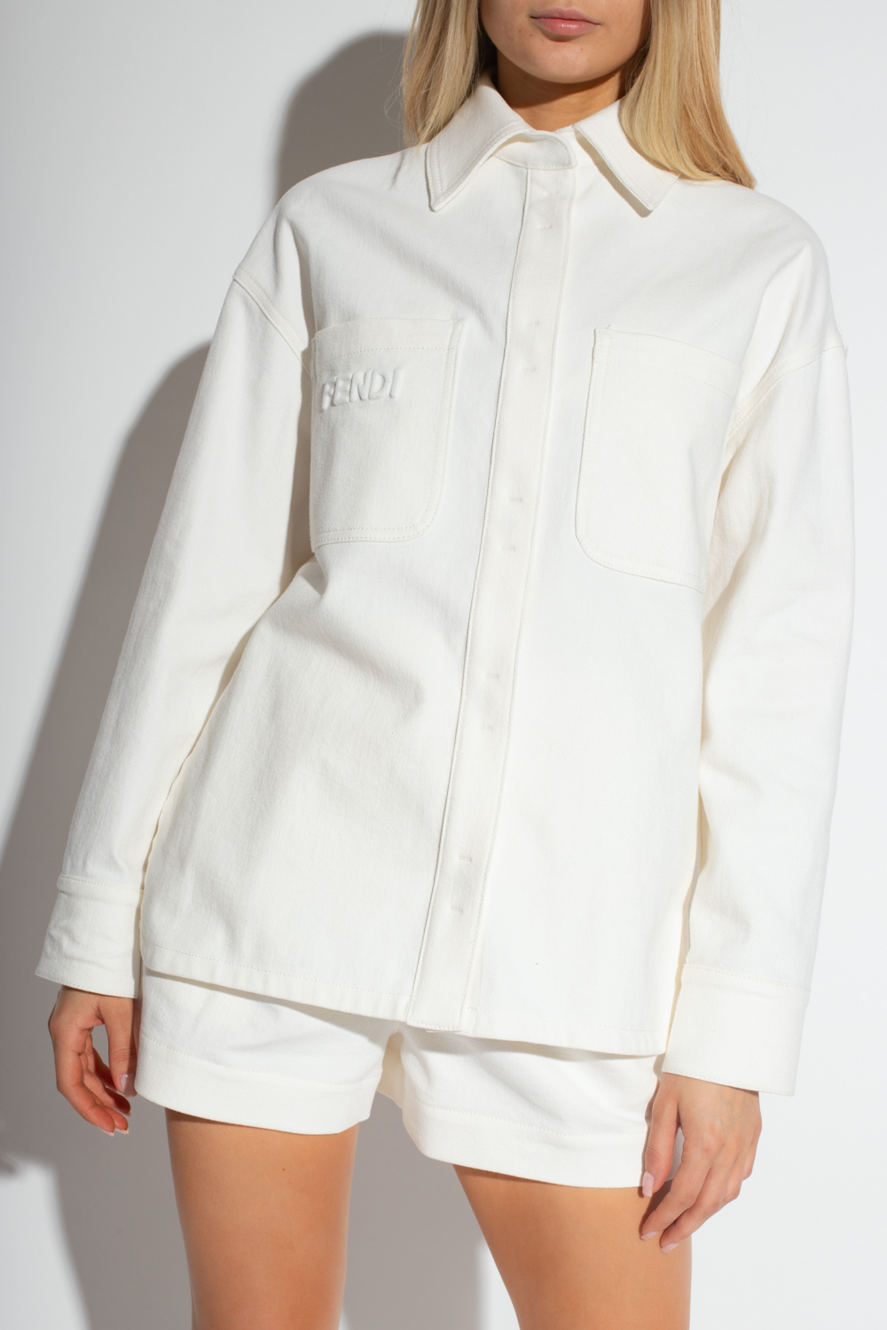 Fendi hotsell white jacket